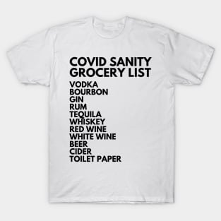 Covid Shopping List T-Shirt